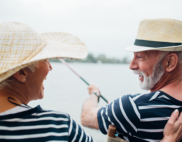 Glaucoma eye care patients fishing