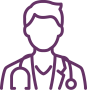 Illustration doctor transparent KE Purple x